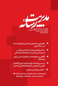کتاب ماهنامه مدیریت رسانه ـ شماره ۴۲ ـ خرداد و تیر ۹۷ 