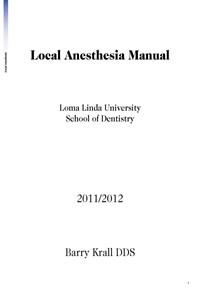 کتاب Local Anesthesia Manual اثر Barry Krall